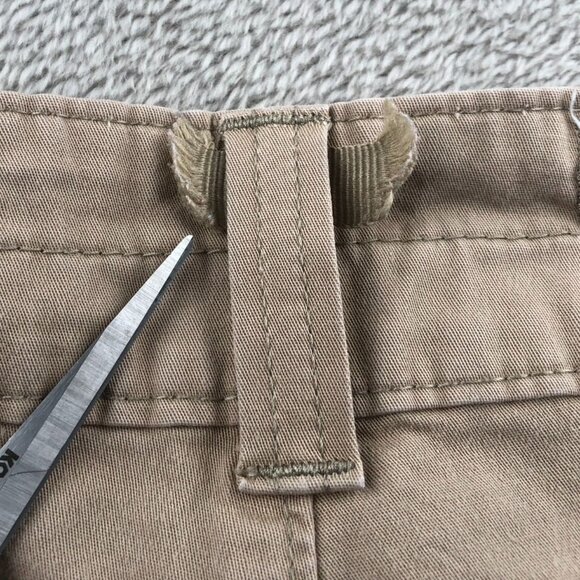 Riders By Lee Womens Capri Pants Size 16M Beige Cropped Casual Classic Stretch - Picture 5 of 14